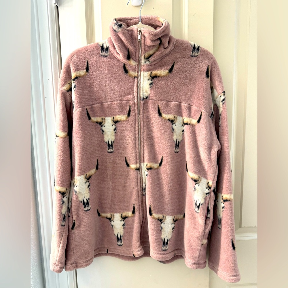 Soft pink jacket size large